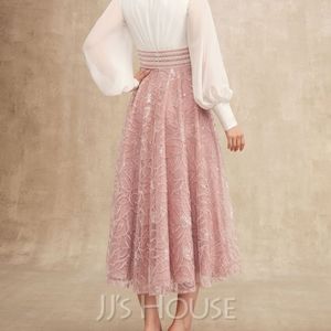 Gorgeous dusty rose & white MOB dress size 0-2